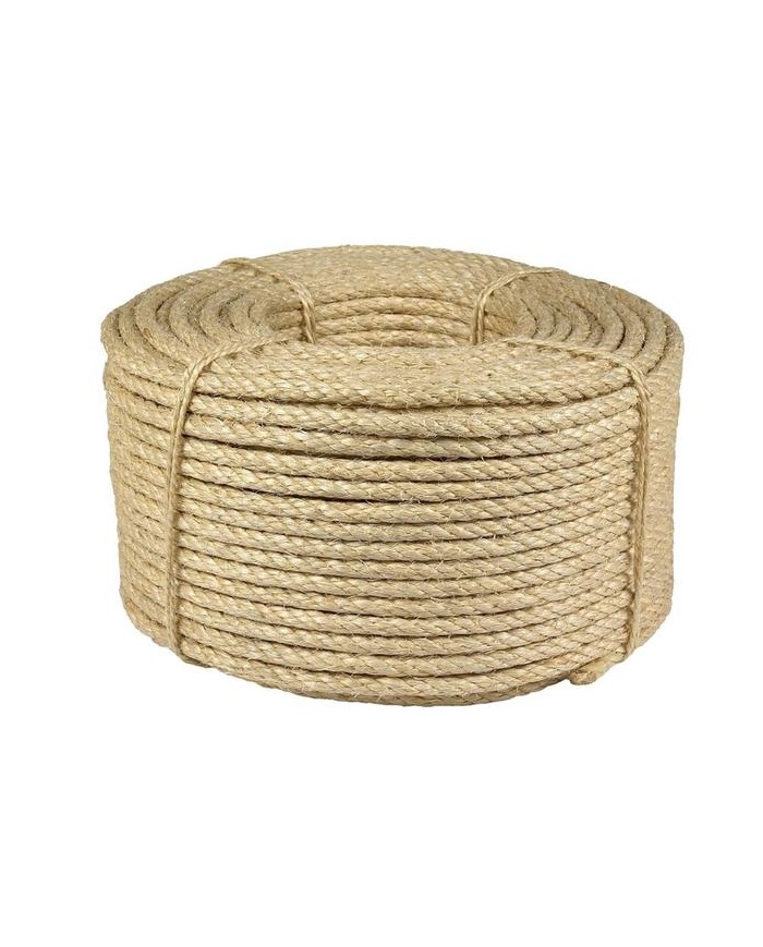 CUERDA SISAL  6MM. 4 CABOS (R/200MTS.)