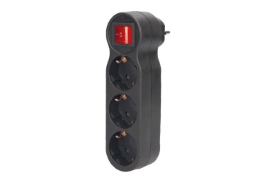 LADRON TRIPLE SALIDA CON INTERRUPTOR GSC