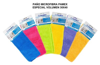 PAÑO MICROFIBRA 30X40CMS. 12UDS.