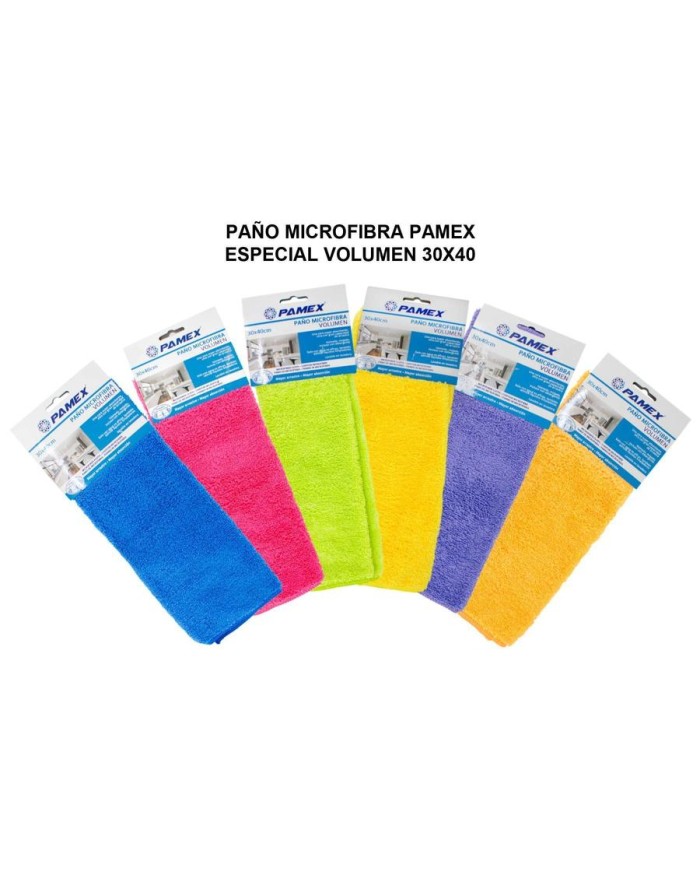 PAÑO MICROFIBRA 30X40CMS. 12UDS.