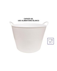CAPAZO PLASTICO BLANCO PROMO 65LTS. USO ALIMENTARIO