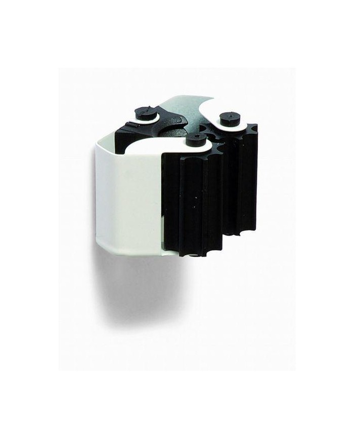 COLGADOR 1 ESCOBA BRINOX ADHES.BLANCO 2U