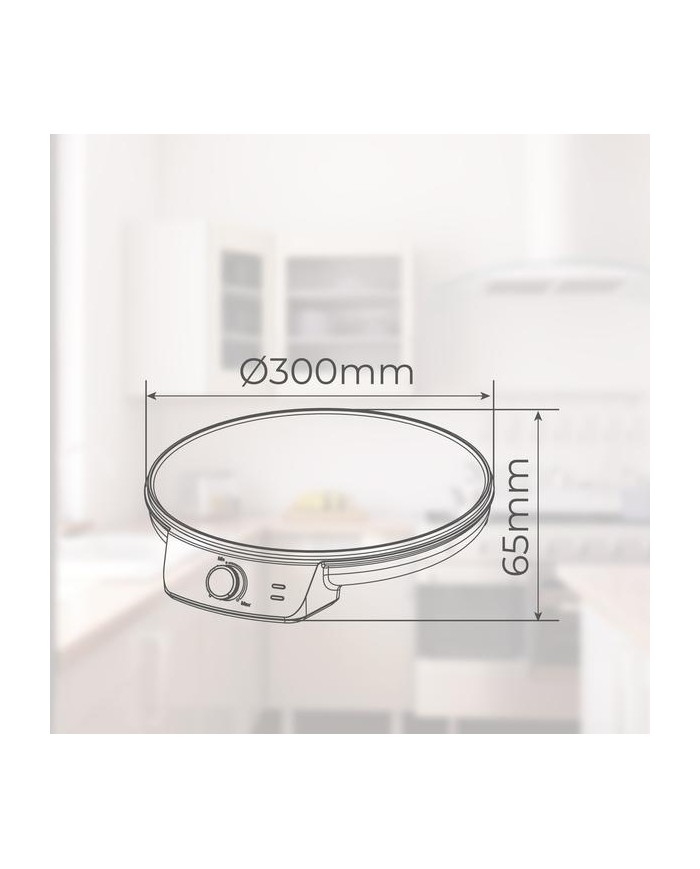 CREPERA ELECTRICA GSC 1200 W. 30CMS.