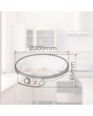 CREPERA ELECTRICA GSC 1200 W. 30CMS.