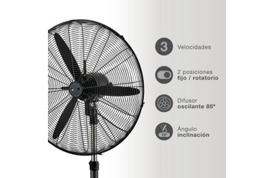 VENTILADOR PIE INDUSTRIAL GSC 71/200W.