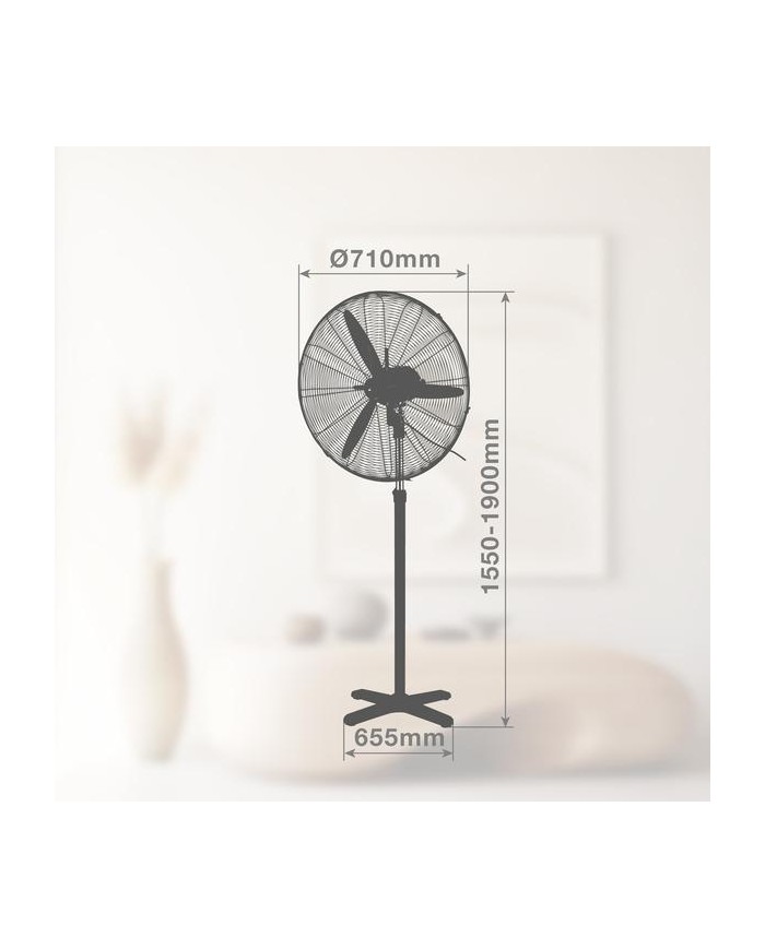 VENTILADOR PIE INDUSTRIAL GSC 71/200W.