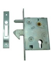 CERRADURA PUERTA CRISTAL AGA R-354 CROMO