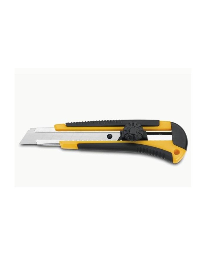 CUTTER 3 CLAVELES CON RUEDA DE BLOQUEO BIMATERIAL 18 MM.