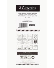 CUTTER 3 CLAVELES CON RUEDA DE BLOQUEO BIMATERIAL 18 MM.