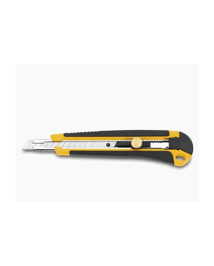 CUTTER 3 CLAVELES CON RUEDA DE BLOQUEO BIMATERIAL 9 MM.