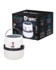 LINTERNA SOLAR LED CAMPING RECARGAB. GSC
