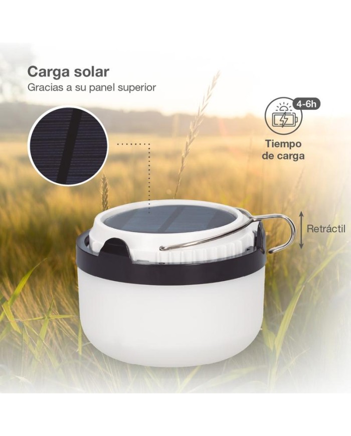 LINTERNA SOLAR LED CAMPING RECARGAB. GSC