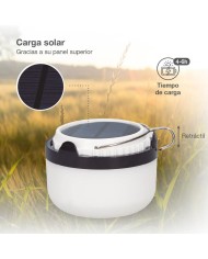 LINTERNA SOLAR LED CAMPING RECARGAB. GSC