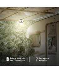 LINTERNA SOLAR LED CAMPING RECARGAB. GSC