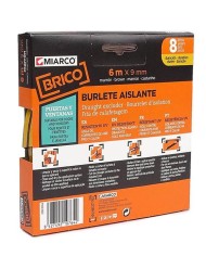 BURLETE ADH.MIARCO CAUCHO BLANCO 9MMX6MT
