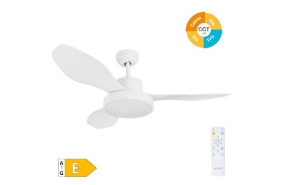 VENTILADOR TECHO 40W. 122CMS. BLANCO/MADERA GSC
