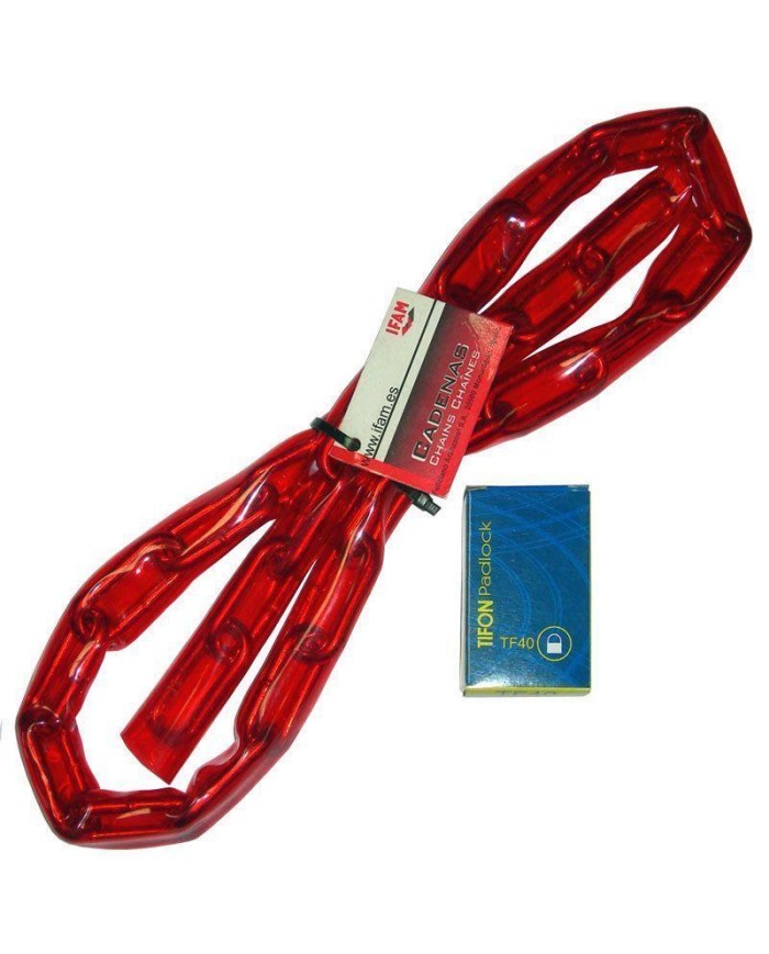 CADENA CON CANDADO TIFON 30MMX60CMS.