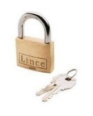 CANDADO LINCE IBERDROLA A/CORTO 40MM.C/LLAVE