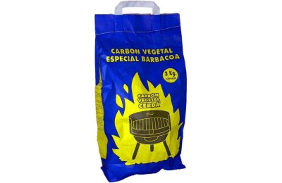CARBON VEGETAL BARBACOA (BOLSA 3KG)