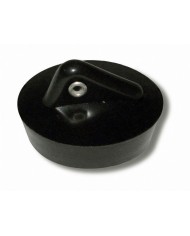 TAPON GOMA NEGRO LAVABO COVALL  61 MM.