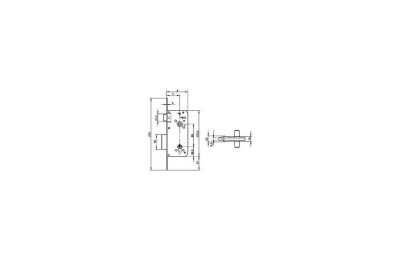 CERRADURA YALE Nº800/90 MM. 60MM HN