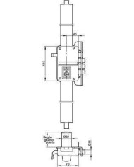 CERRADURA YALE Nº  9HP YL-6 40 MM. IZQUIERDA