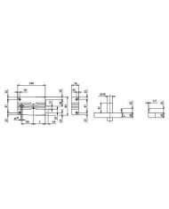 CERRADURA ISEO MODELO 432603 SOBREPONER IZQUIERDA