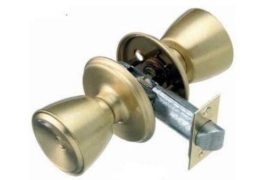 CERRADURA MCM-POMO 510-3/3 LATON MATE(POMO/POMO).