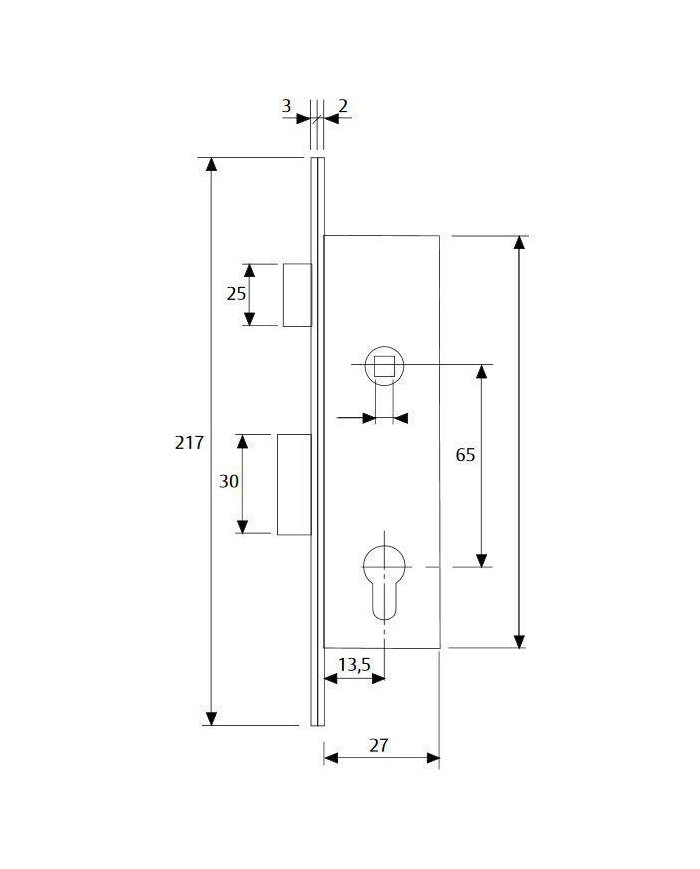 CERRADURA TESA 2200-15 HZ