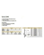 CERRADURA TESA 2241-20-3 NI (GANCHO)