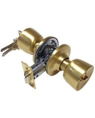 CERRADURA TESA POMO 3500 UNIF. LLAVE CADENA CROMO MATE