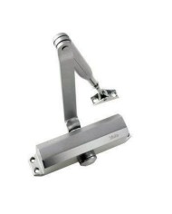 CIERRAPUERTAS YALE 3500-0001-60 SIN RETENEDOR PLATA (HOJA 110CM-80 KG).