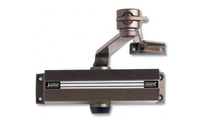 CIERRAPUERTAS CH 1-2-RL PLATA JUSTOR (HOJA 85CM-40 KG).