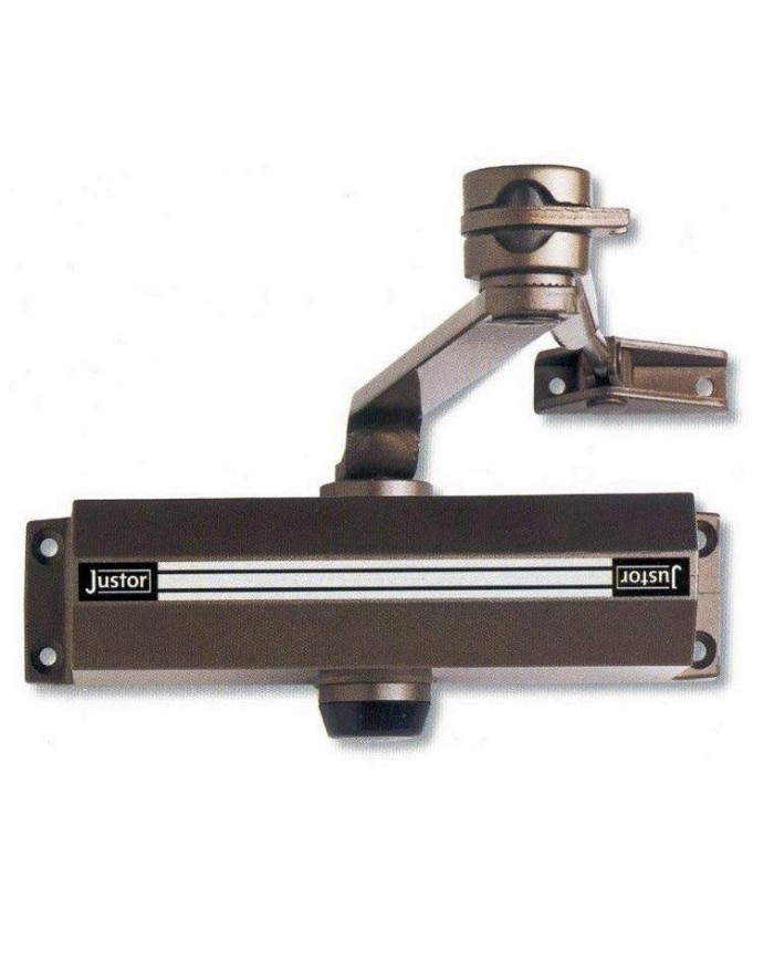 CIERRAPUERTAS CH 1-2-RL PLATA JUSTOR (HOJA 85CM-40 KG).