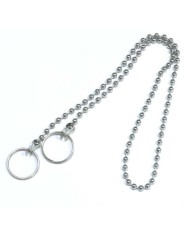 CADENA BOLAS CIS 25CM.ENGANCHE+LLAVERO