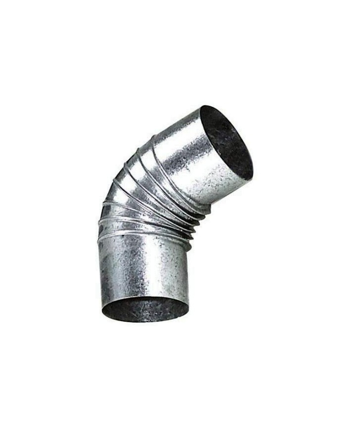 CODO ESTUFA GALVANIZADO DE 100 MM. 45º