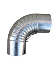 CODO ESTUFA GALVANIZADO DE 150 MM. 45º