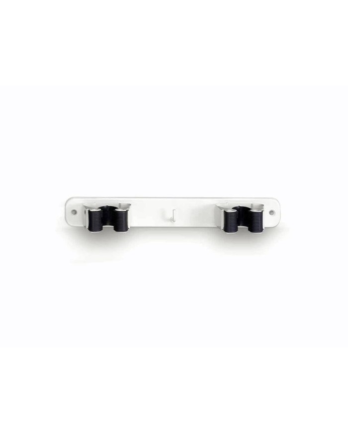 COLGADOR 2 ESCOBAS MAURIS BLANCO