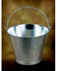 CUBO GALVANIZADO ASA LISA  8 (203 MM.)  2 LTS.