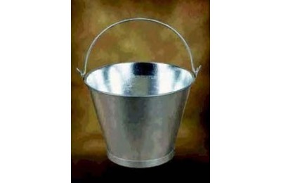 CUBO GALVANIZADO ASA LISA 13 (330 MM.) 12 LTS.