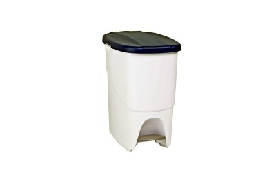 CUBO BASURA PLASTICO C/PEDAL AZUL 25 LTS.