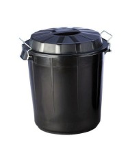CUBO BASURA PLASTICO C/TAPA 70LTS.DENOX