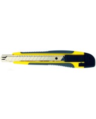 CUTTER STANLEY CON SEGMENTACION CUCHILLA Y RUEDA 18 MM.