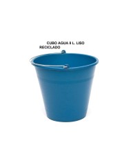 CUBO AGUA PLASTICO PROMO  6 LTS. AZUL