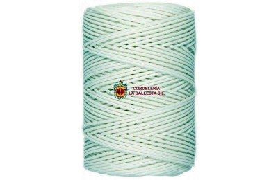 CUERDA PLASTICO 5 MM. BLANCA (R.100MTS.)