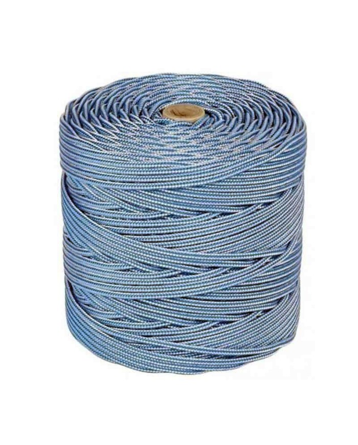 CUERDA POLIPRO. BCO/AZUL 5MM. (R 200MTS)