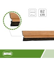 BURLETE AMIG ALUMINIO ROBLE  82