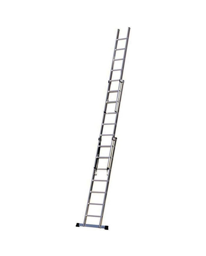 ESCALERA ROLSER ALUMINIO   7 PELDAÑOS 3 TRAMOS 5,72