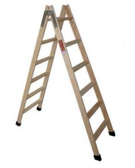 ESCALERA MADERA PLANO  7 PELDAÑOS