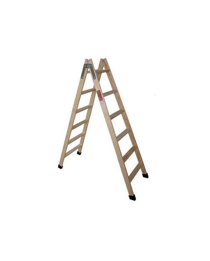 ESCALERA MADERA PLANO  9 PELDAÑOS